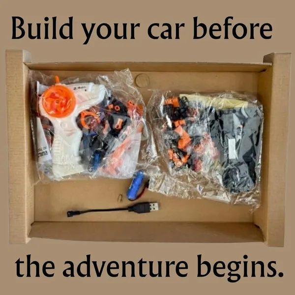 Wumble_Toy_RC_Remote_Control_Engineering_Model_Car_Creative_Assembly_Toy_Kit_2.4GHz_Rechargeable_Sports_Car_Toy_with_Openable_Doors_&_High_Speed_Racing_DIY_Model_Kit_for_Kids_(Block_Rc_Car_Orange)