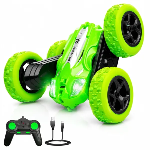 Wumble_Toy_Rechargeable_Mini_RC_Cars_360_Degree_Flips_Double_Side_Walking_Rotating_Storm_Stunt_Car_|4WD_RC_Car_with_LED_Headlights_Remote_Control_Car_(Multicolor)