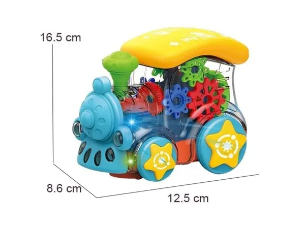 Wumbletoys_Transparent_Gear_Train_LED_Light_Bump_&_Go_Toy_For_Kids