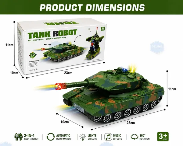 Wumble_Toy_Green_Camouflage_Transforming_Tank_Robot_Toy_|Deformation_Combat_Electronic_Robot_Car_Tank_Deformation_Robot_Toy_with_Light,_Music_and_Bump_Function_Tank_Robot_Toys_for_Boys/Toddler/Kids
