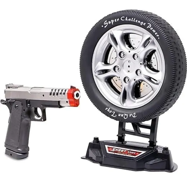 Wumble_Toy_Electronic_Target_Shooting_Toy_Gun_with_Spinning_LED_Light_Wheel_for_Kids_|_Infrared_Gun_Target_Practice_Set_|_Fun_Indoor_Aim_&_Skill_Training_Toy_|_Light_&_Sound_Electronic_Shooting_Set
