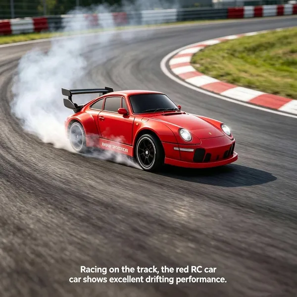 Wumble_Toy_RC_Drift_Car_1:24_Scale_2.4GHz_25_KM/H_with_LED_Lights,_Replaceable_Drift_Tyres,_Rechargeable_Battery,_Traffic_Cones_Included,_High_&_Low_Speed_Switch,_Spare_Wheels_-_App_Controlled_Toys