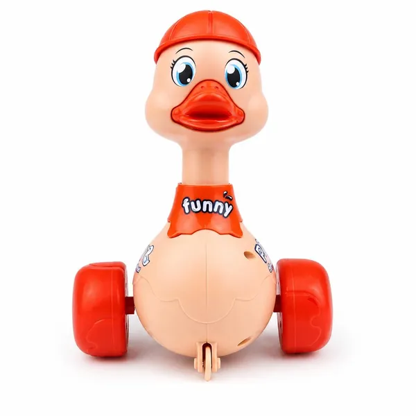 Wumble_Toy_Press_Duck_Toy_for_Kids,_No_Battery_Push_&_Go_Walking_Duck_with_Rotating_Head,_Gosling_Cartoon_Animal_Friction_Toy_for_Boys_Girls_3+_Years,_Multicolor_-1_Pc