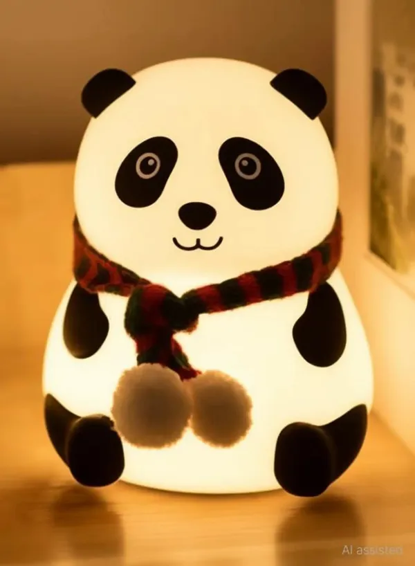 Wumble_Toy_Cute_Panda_Silicone_Night_Light_for_Kids,_Rechargeable_7-Color_Changing_LED_Lamp,_Soft_BPA-Free_Touch_Night_Lamp_for_Bedroom,_Nursery_&_Bedside,_Diwali_Gift_for_Toddlers,_Teens_and_Adults