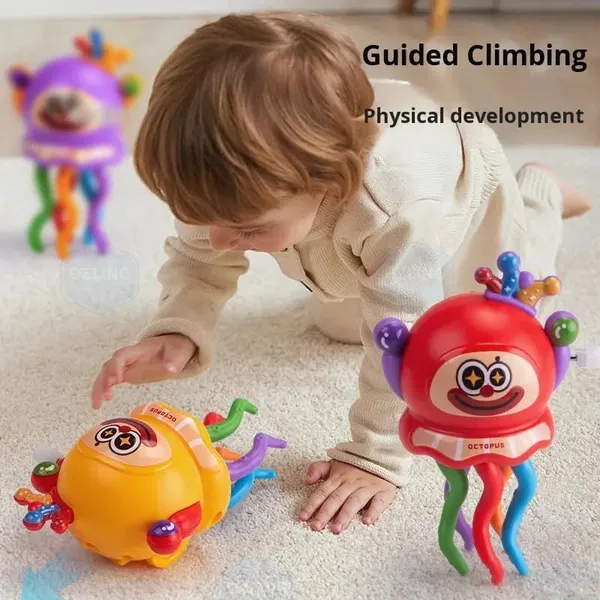 Wumble_Toy_Dancing_Octopus_Toy_for_Kids_|_Friction_Powered_Crawling_Octopus_with_Moving_Tentacles_|_Cartoon_Push_&_Go_Baby_Toy_|_Early_Learning_Musical_Toy_for_Toddlers_Boys_&_Girls_(Multicolor)