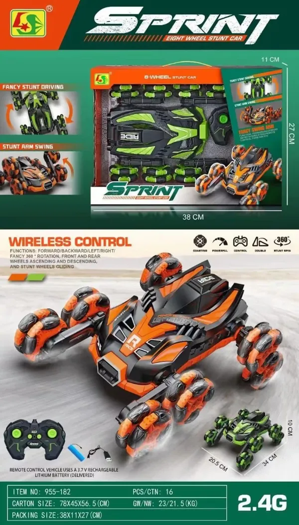 Wumble_Toy_Remote_Control_Car,Rotating_Six_Wheel_Drift_Spray_Stunt_Car_Rc_Cars_Toy_With_Led_&_Cool_Spray,_Indoor_Outdoor_Car_Toy_Gift_(Color_As_Per_Availabilty_Of_Stock),_Multicolor