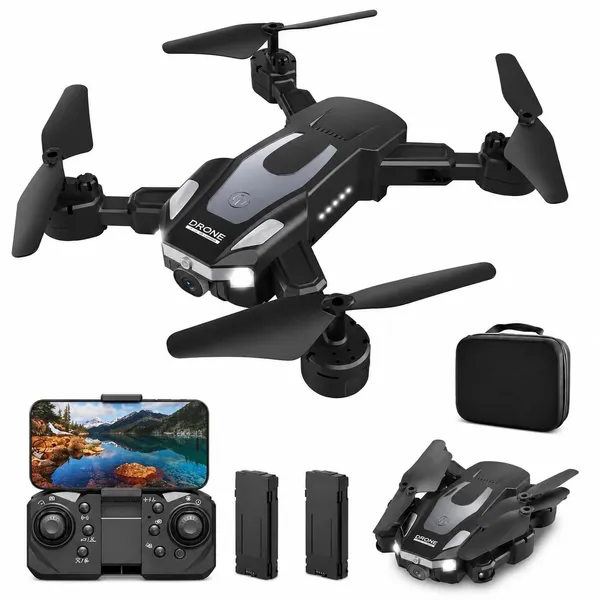 Wumble_Toy_J2_DRONE_WITH_HD_DUAL_CAMERA_Foldable_1080P_HD_Drone_with_FPV_Live_Video,_Smart_Gestures_Selfie,_Altitude_Hold,_One_Key_Take_Off/Landing,_360°_Rotating_Toy_for_Kids_and_Adults.