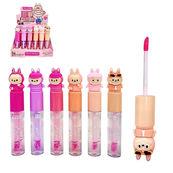Wumble_Toy_Oils_Hydrating_4-in-1_Super_Plump_Lip_Oil_Gloss,_Balm,_Plumper_&_Gloss_with_SPF_20_|_Enriched_with_Natural_Oils,_Peptides_&_Hyaluronic_Acid_-_Prism_Glow_Hold_Morning_24_Piece_Bunny_Lip_Gloss_Set