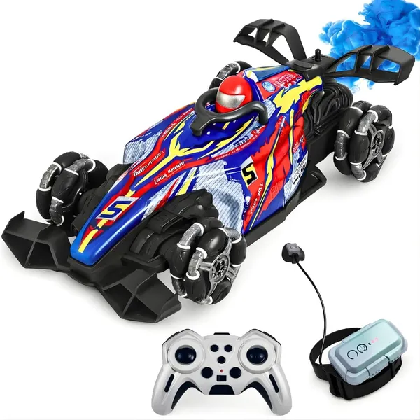 Wumble_Toy_RC_4x4_Formula_F1_Drift_Smoke_Stunt_4WD_Remote_Control_Car_Toy_For_Kids_Adults_1:14_Offroad_Hand_Sensor_Gesture_360°_Rotation_RGB_Lights_Music_High_Speed_Sports_Racing_Cars_3+_Years_Boys_Girl