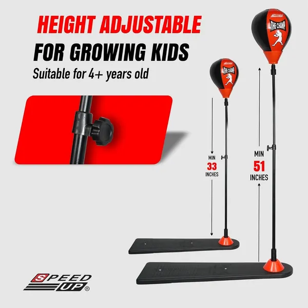 Wumble_Toy_Power_Punch_Boxing_Punching_Stand_for_Kids_with_Gloves_&_Pump_|_Adjustable_Height_Freestanding_Punch_Ball,_Fitness_Training_Indoor_Exercise_Toy_for_Boys_&_Girls_of_Ages_3-15_yrs_-_Red/Black