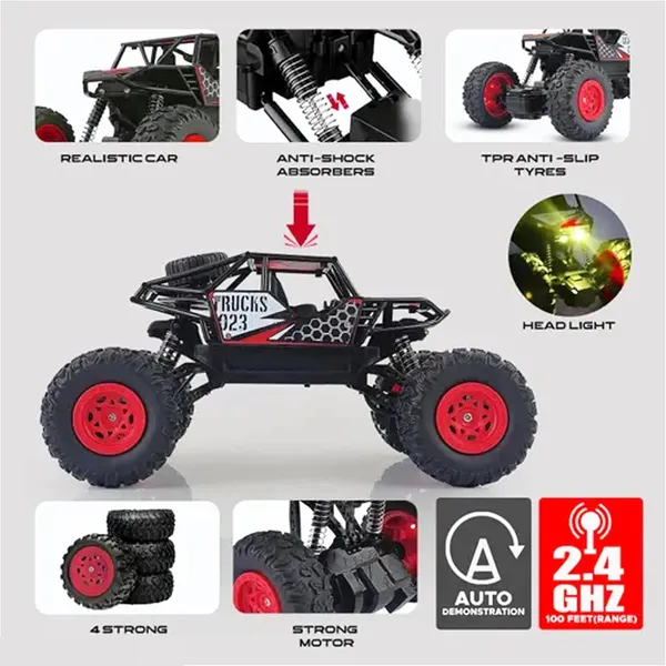 Wumble_Toy_Remote_Control_Car_Toy_for_Kids_|_Mist_Spray_Effect_Rock_Crawler_Monster_Truck_Drift_RC_Car_|_2.4GHz_Remote_|_Rechargeable_|_Type-C_USB_|_2WD_Off-Road_Climbing_Racing_Car