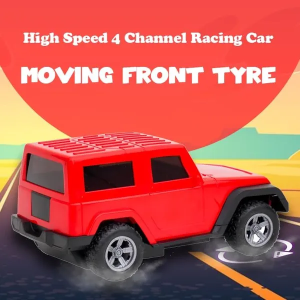 Wumble_Toy_Thar_Rechargeable_Remote_Control_Toy_Car_with_Song_|_User-Friendly_RC_Toy_for_Kids_|_Black_Color_|_Power_Source:_Lithium_Battery_in_Car_(Included)_|_Best_Gift_for_Kids_|_Musical_Car_Toy_Red
