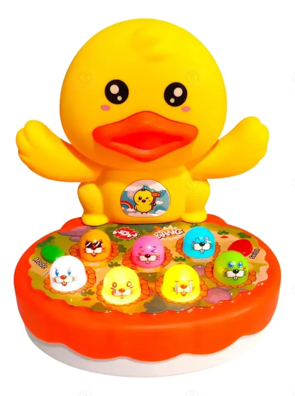 Wumble_Toy_Baby_Cartoon_Story_Machine_Whack-a-Mole_Frog_Toy_with_Light,_Music_&_Hammer_Interactive_Early_Learning_Educational_Desktop_Game_for_Kids_Parent-Child_Activity_Toy_(Duck)