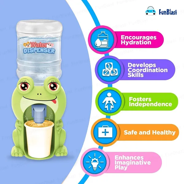 Wumble_Toy_Animal_Water_Dispenser_for_Kids_–_Cute_Mini_Cartoon_Water_Dispenser_Toy_with_Bottle_&_Cup,_Indoor/Outdoor_Drinking_Water_Machine_Toys_for_Boys_&_Girls_(Frog)