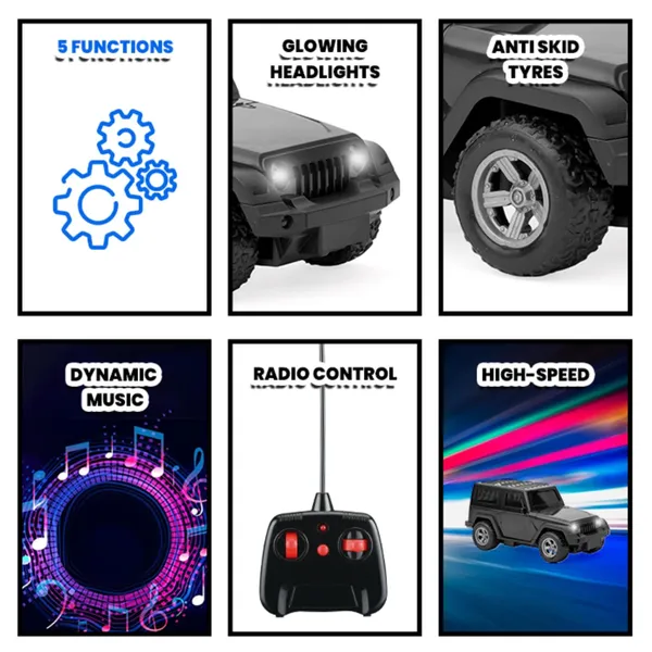 Wumble_Toy_Thar_Rechargeable_Remote_Control_Toy_Car_with_Song_|_User-Friendly_RC_Toy_for_Kids_|_Black_Color_|_Power_Source:_Lithium_Battery_in_Car_(Included)_|_Best_Gift_for_Kids_|_Musical_Car_Toy_Red