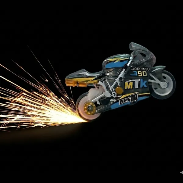 Wumble_Toy_Sparkling_Stunt_Bike_Toy_Keychain_for_Kids,_Mini_Motorcycle_Key_Ring_with_Spark_Effect_&_Light,_Friction_Powered_Racing_Bike_Toy,_Gift_for_Boys_&_Girls_(Random_Color)