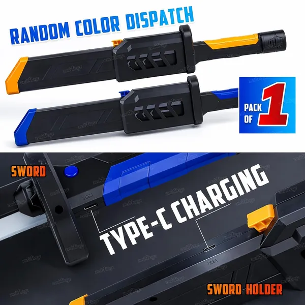 Wumble_Toy_LED_Light_Up_Toy_Sword_with_Spark,_RGB_Color_Changing_Glowing_Blade,_Smoke_Effect_on_Draw,_USB_Type-C_Rechargeable_Light_Sword,_Role_Play_Toy_for_Kids_Boys_Girls