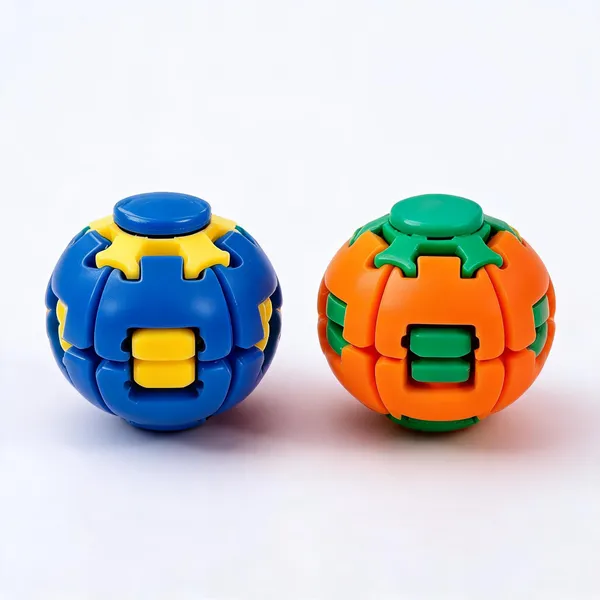 Wumbletoys_Press-To-Spin_360°_Fidget_Ball_Stress_Relief_Desk_Toy_-_Pack_of_2