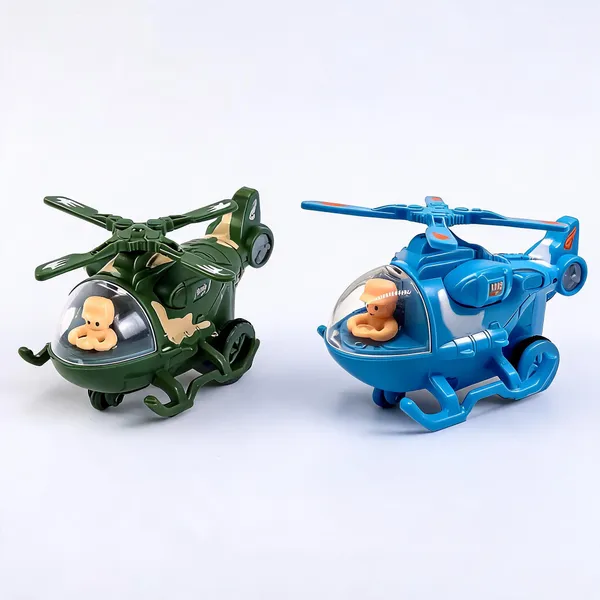 Wumbletoys_Friction_Push-And-Go_Helicopter_Toy_With_Pilot_For_Kids_-_Pack_of_2