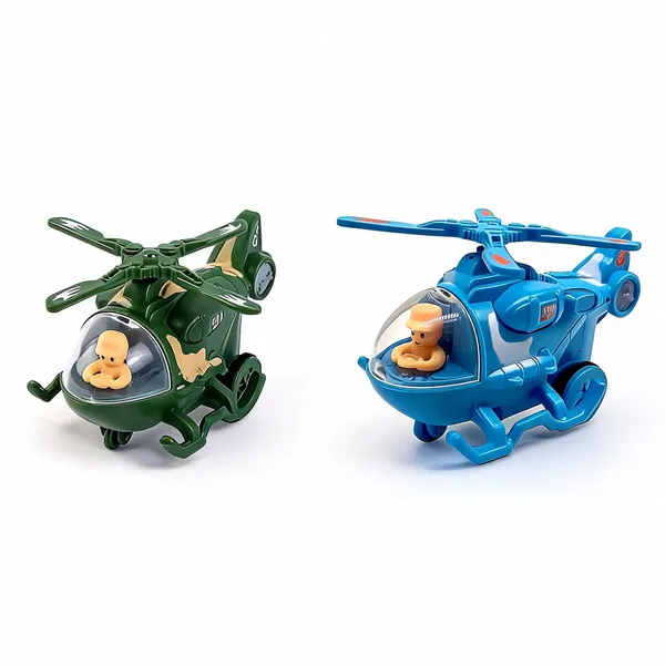 Wumbletoys_Friction_Push-And-Go_Helicopter_Toy_With_Pilot_For_Kids_-_Pack_of_2