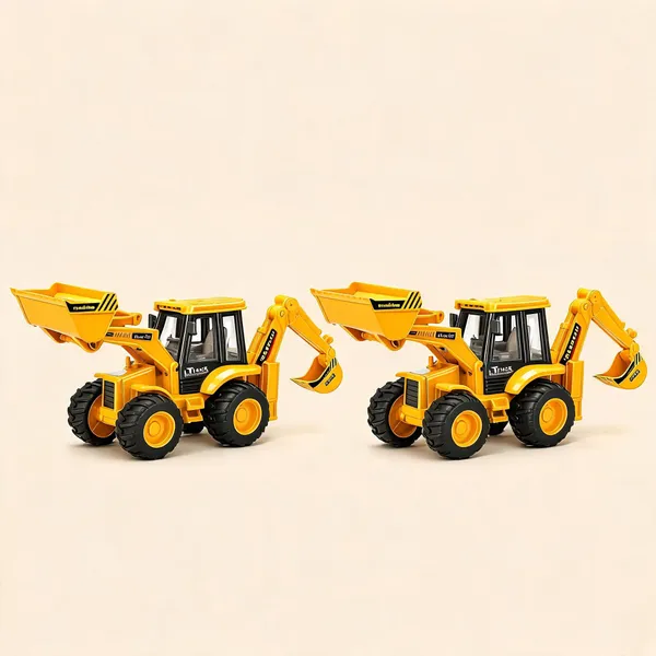 Wumbletoys_2-In-1_Friction_Bulldozer_Jcb_Excavator_Toy_For_Kids_-_Pack_of_2