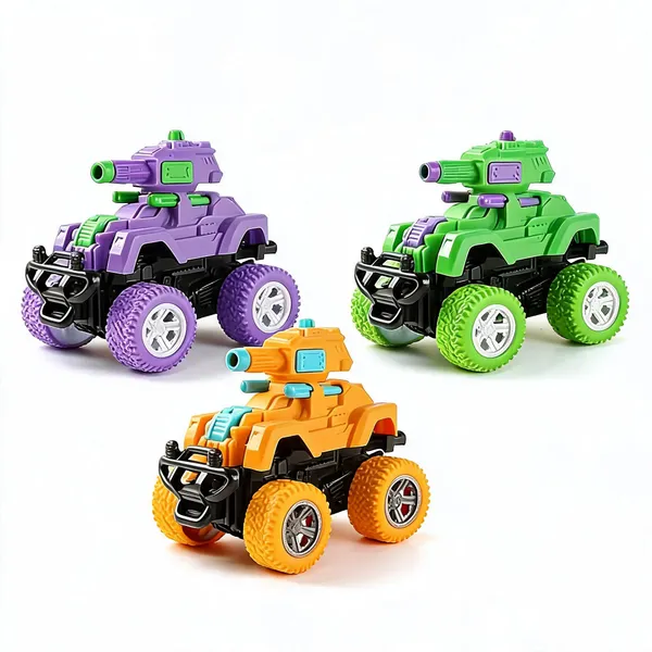 Wumbletoys_Monster_Tank_Launcher_Car_Set_Of_2_Friction_Powered_Stunt_-_Pack_of_3