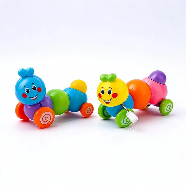 Wumbletoys_Wind-Up_Caterpillar_Toy_With_Segmented_Design_For_Kids_-_Pack_of_2