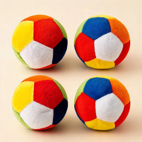 Wumbletoys_Multicolour_Soft_Plush_Sensory_Play_Balls_Pack_Of_2_-_Pack_of_4