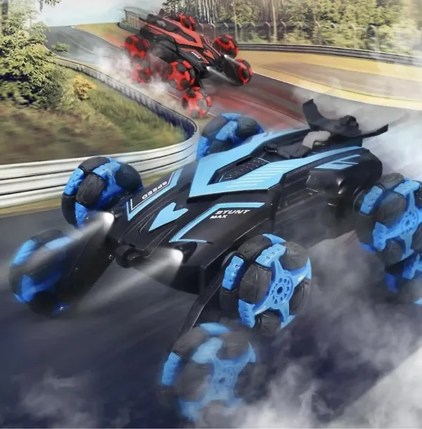 Wumble_Toy_Remote_Control_Car,Rotating_Six_Wheel_Drift_Spray_Stunt_Car_Rc_Cars_Toy_With_Led_&_Cool_Spray,_Indoor_Outdoor_Car_Toy_Gift_(Color_As_Per_Availabilty_Of_Stock),_Multicolor