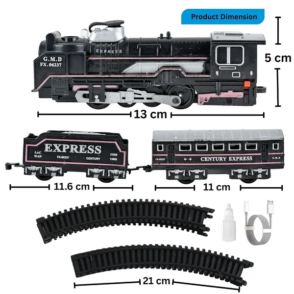 Wumble_Toy_Rail_King_Electric_Train_Set_for_Kids|16-Piece_Classic_Track_Set_with_Light,_Sound_&_Smoke|Rechargeable_Battery_Operated_Track_Train_Toy_for_Boys_&_Girls
