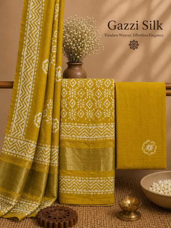 Yellow_Gazzi_Silk_Batik_Print_Unstiched_Salwar_Suit_with_Golden_Border_For_Women
