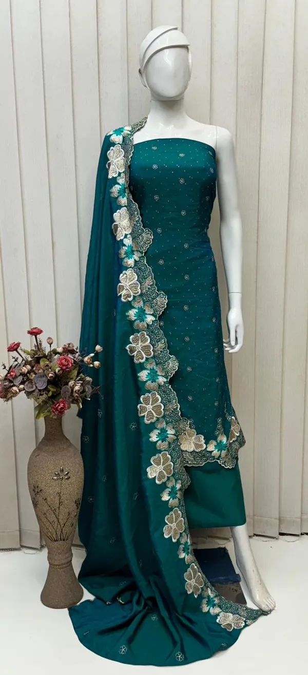 Teal_Crush_Silk_Embroidered_Floral_Cutwork_Unstitched_Suit_Fabric_For_Women