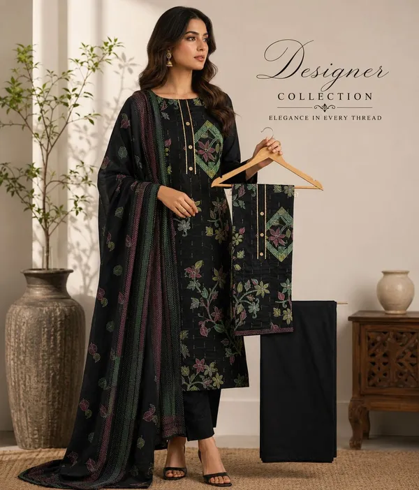 Black_Jaipuri_Cotton_Unstitched_Suit_Set_For_Women