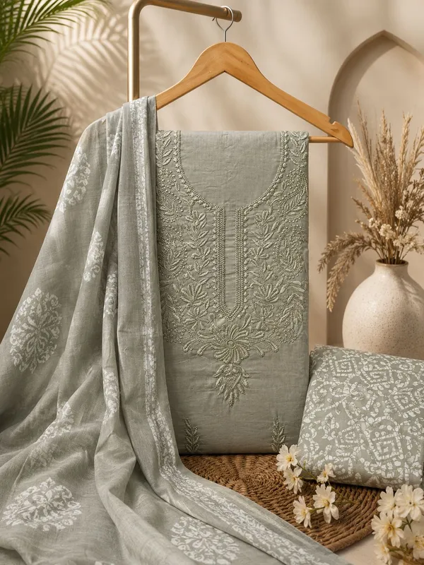 Grey_Chikankari_Printed_Jaipuri_Cotton_Unstitched_Suit_Set_For_Women