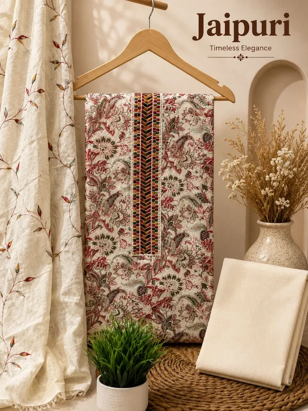 Cotton_Jaipuri_Floral_Print_Unstitched_Fabric_For_Women