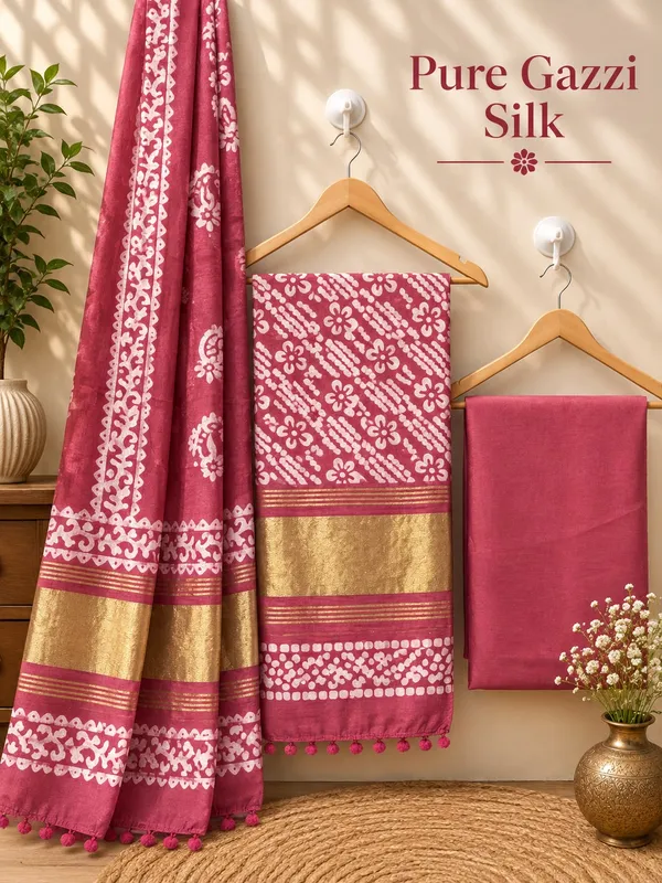 Fuchsia_pink_Gazzi_Silk_Printed_Unstitched_Salwar_Suit_With_Dupatta_For_Women