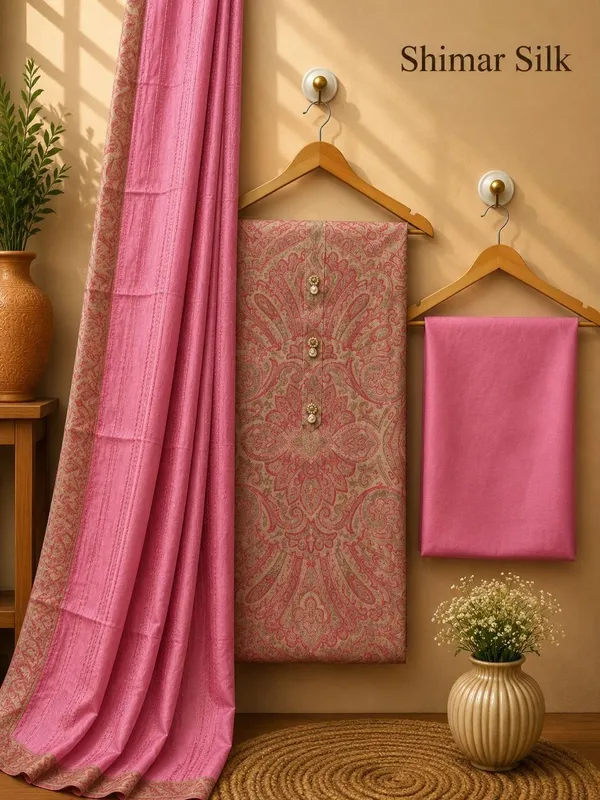 Pink_Printed_Ethnic_Unstitched_Suit_Set_For_Women