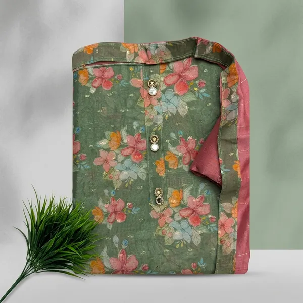 Pastel_Green_Floral_Print_Jacquard_Silk_Salwar_Suit_With_Pink_Dupatta_Set_For_Women