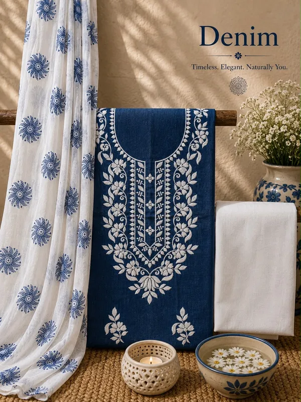 Denim_Blue_Cotton_Embroidered_Unstitched_Salwar_Suit_Material_For_Wome