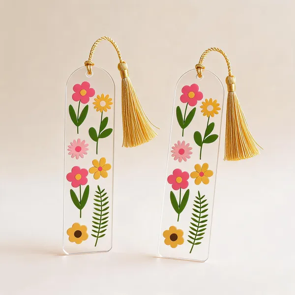 Floral_Acrylic_Bookmark_Set_For_Books_With_Colouful_Tassel_Set_Of_2