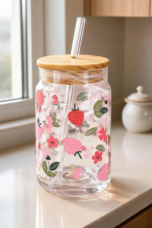 Strawberry_Blossom_Glass_Sipper_Jar
