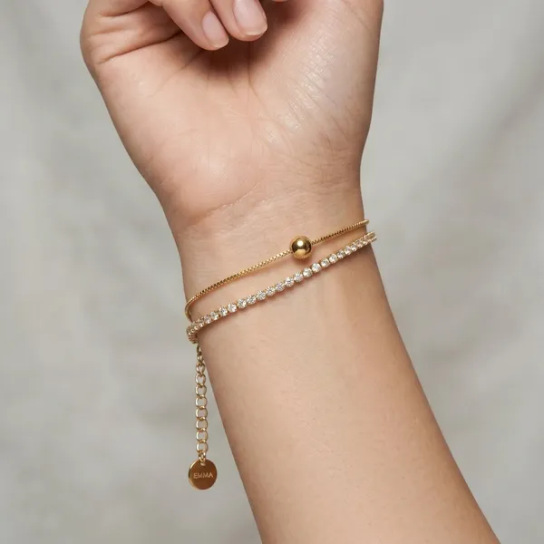 Gold_Plated_Dual_Layer_Crystal_Bracelet_For_Women