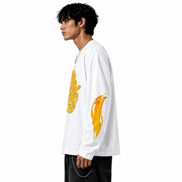 White_Graphic_Relaxed_Fit_Long_Sleeve_T-Shirt_for_Men
