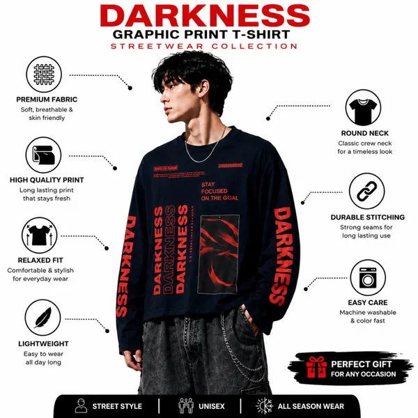 Black_Graphic_Relaxed_Fit_Long_Sleeve_T-Shirt_for_Men