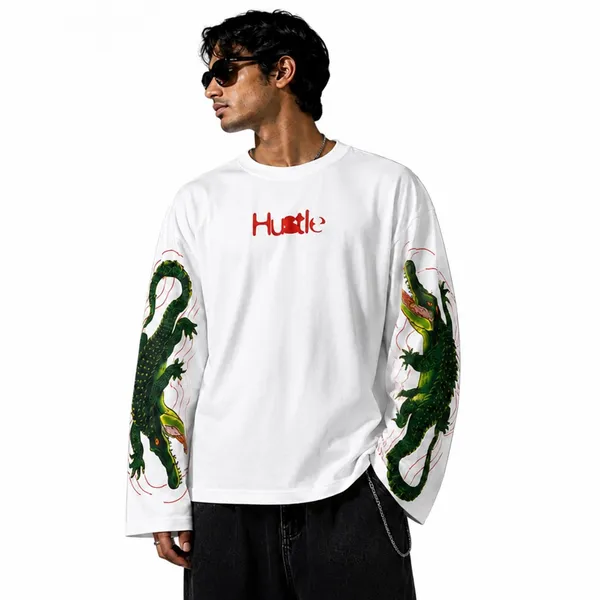 White_Graphic_Relaxed_Fit_Long_Sleeve_T-Shirt_for_Men