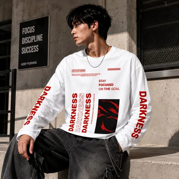 White_Graphic_Long_Sleeve_T-Shirt_for_Men