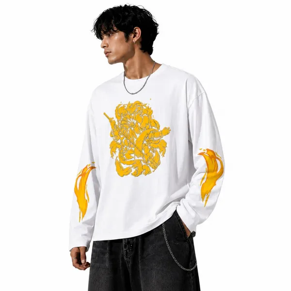 White_Graphic_Relaxed_Fit_Long_Sleeve_T-Shirt_for_Men