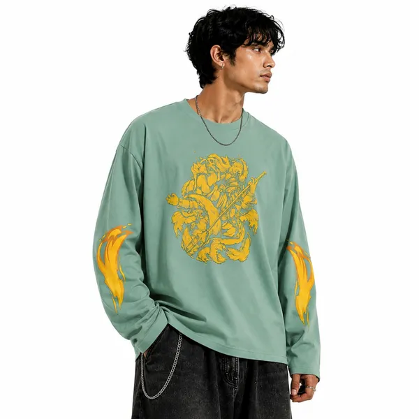 Sage_Green_Graphic_Relaxed_Fit_T-Shirt_for_Men
