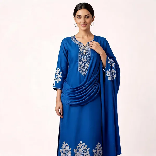 Blue_Viscose_Silk_Straight_Kurta_Pant_Dupatta_Set_For_Women