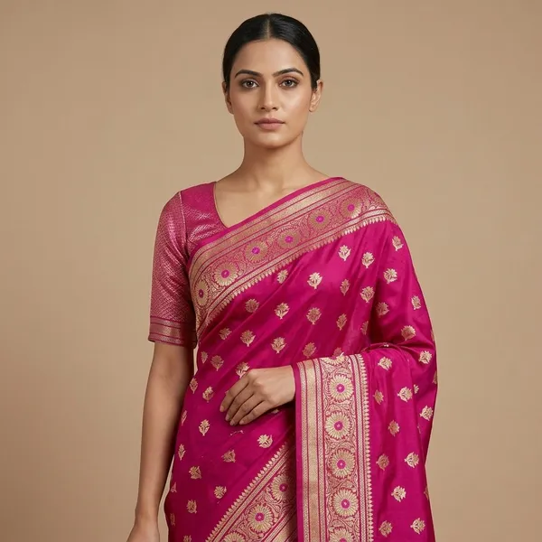 Magenta_Premium_And_Fancy_Design_Katan_Silk_Saree_For_Women